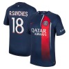 Paris Saint-Germain 2023-24 R.Sanches 18 Hjemme - Herre Fotballdrakt